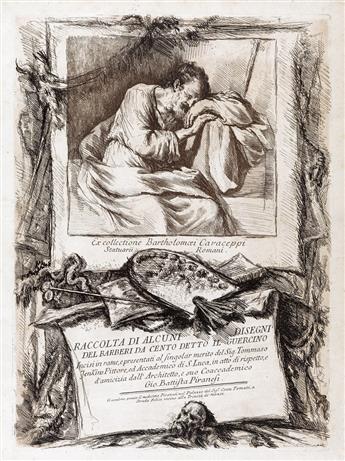 GIOVANNI B. PIRANESI Raccolta di Alcuni Disegni del Barberi da Cento detto Il Guercino.